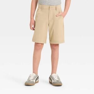 Boys' Uniform Quick Dry Shorts - Cat & Jack™ Khaki 8
